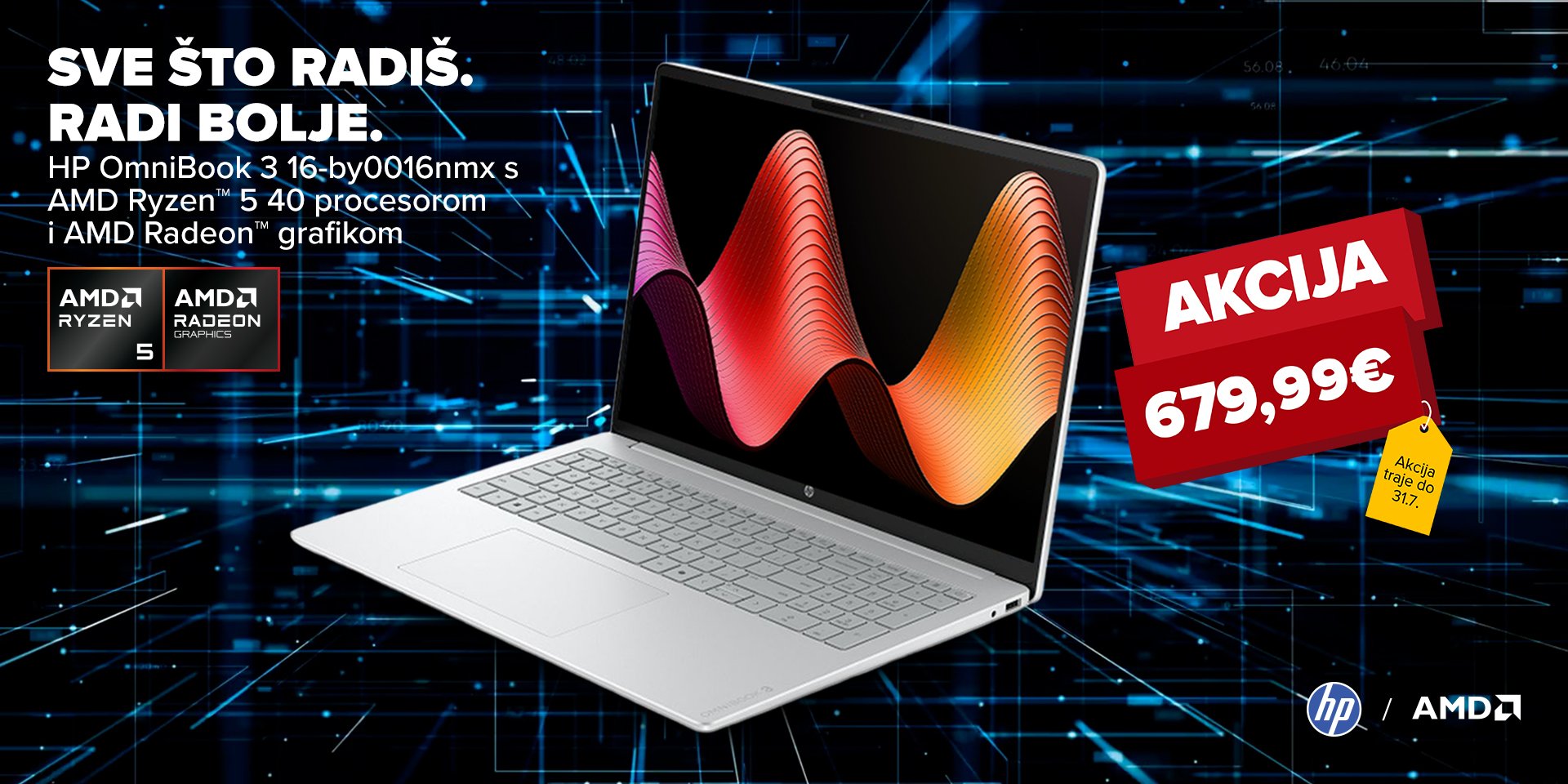 HP AMD srpanj